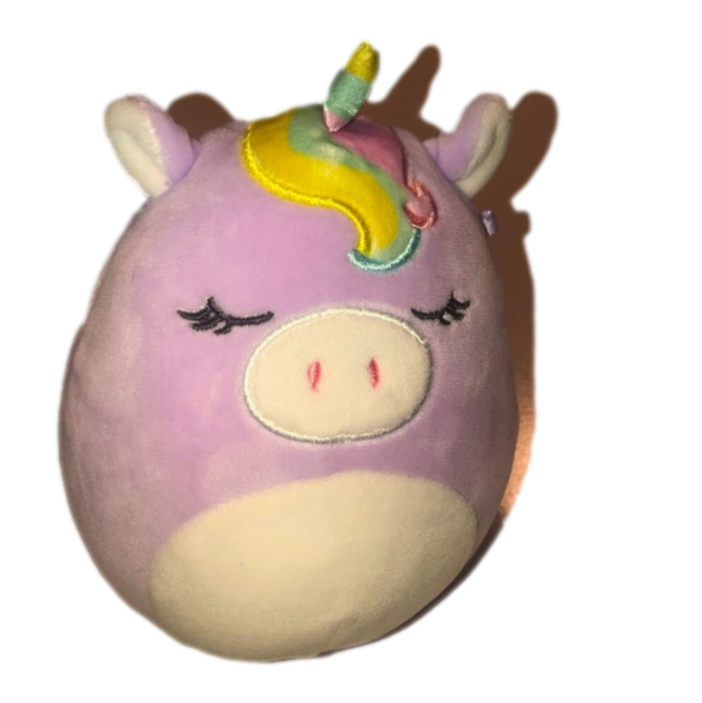 KELLYTOY Squishmallows Silvia Purple Unicorn Easter 2020 5”